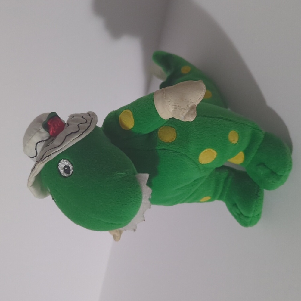 2003 Spin Master The Wiggles Dorthy The Dinosaur Plush Stuffed Animal Green